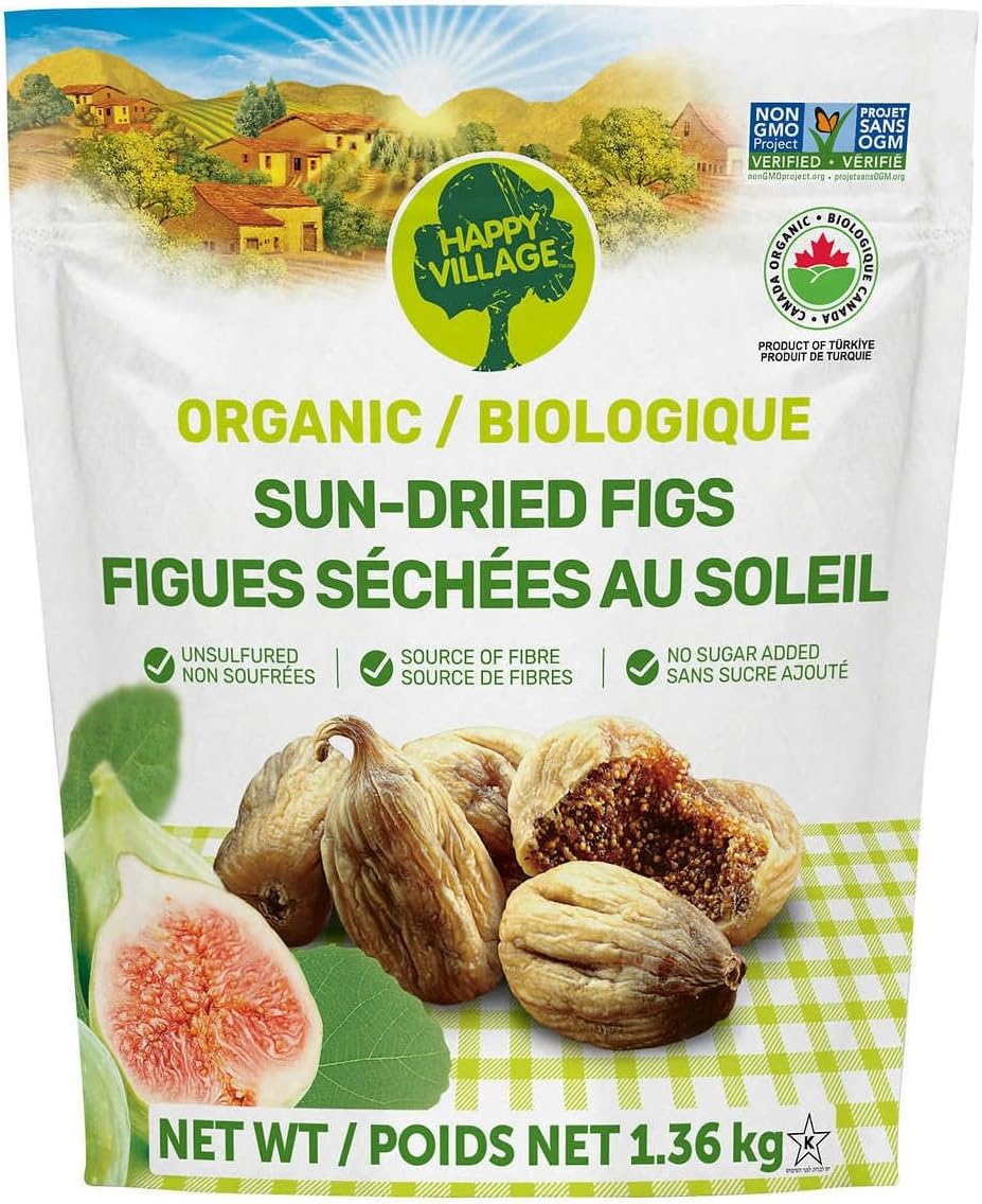 Organic Sun-Dried Figs, 3 lbs