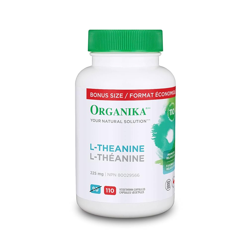 Organika L-Theanine Relaxation Supplement