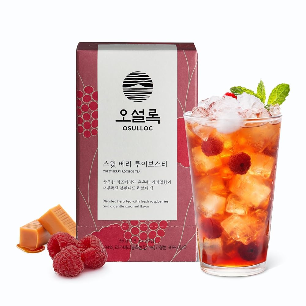 OSULLOC Sweet Berry Rooibos Herbal Tea