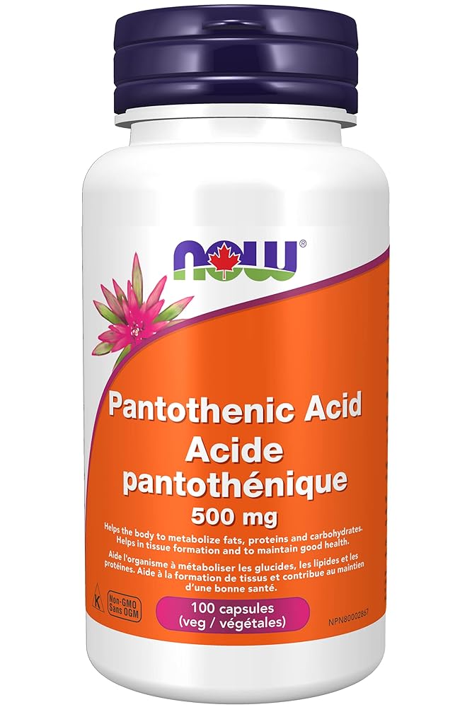 Pantothenic Acid 500mg Capsules