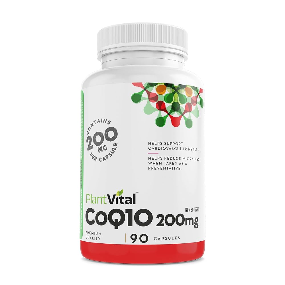PlantVital CoQ10 200mg Capsules –...