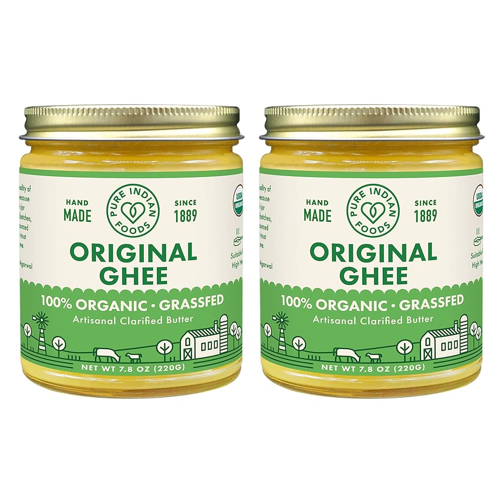 Pure Indian Foods Grassfed Ghee Duo