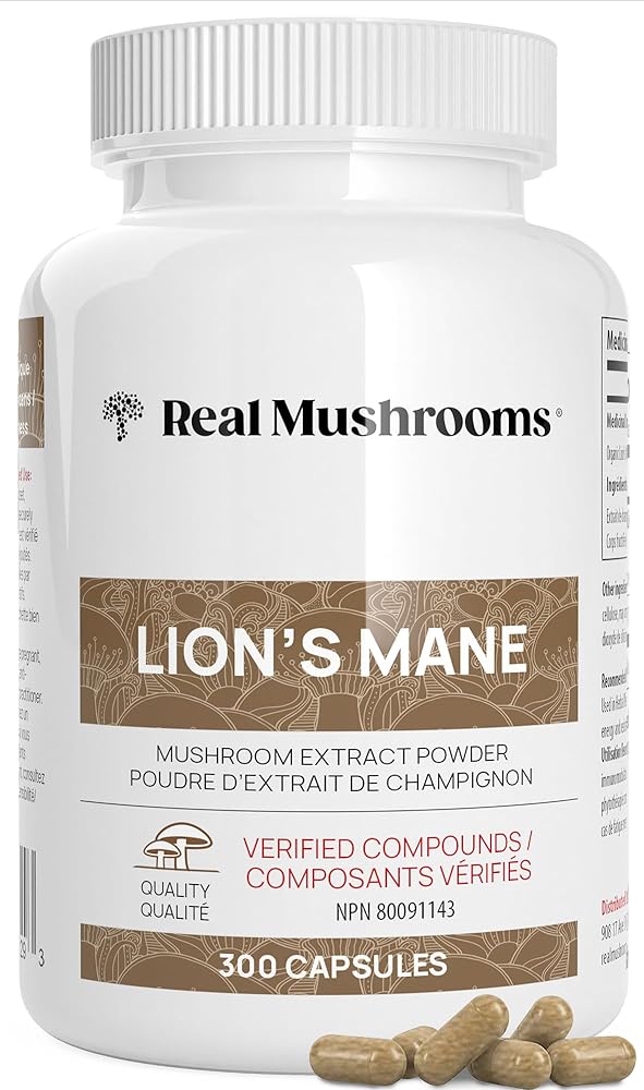 Real Mushrooms Lion’s Mane Capsul...