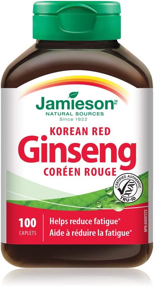Red Ginseng 55 mg – Gluten-Free, ...
