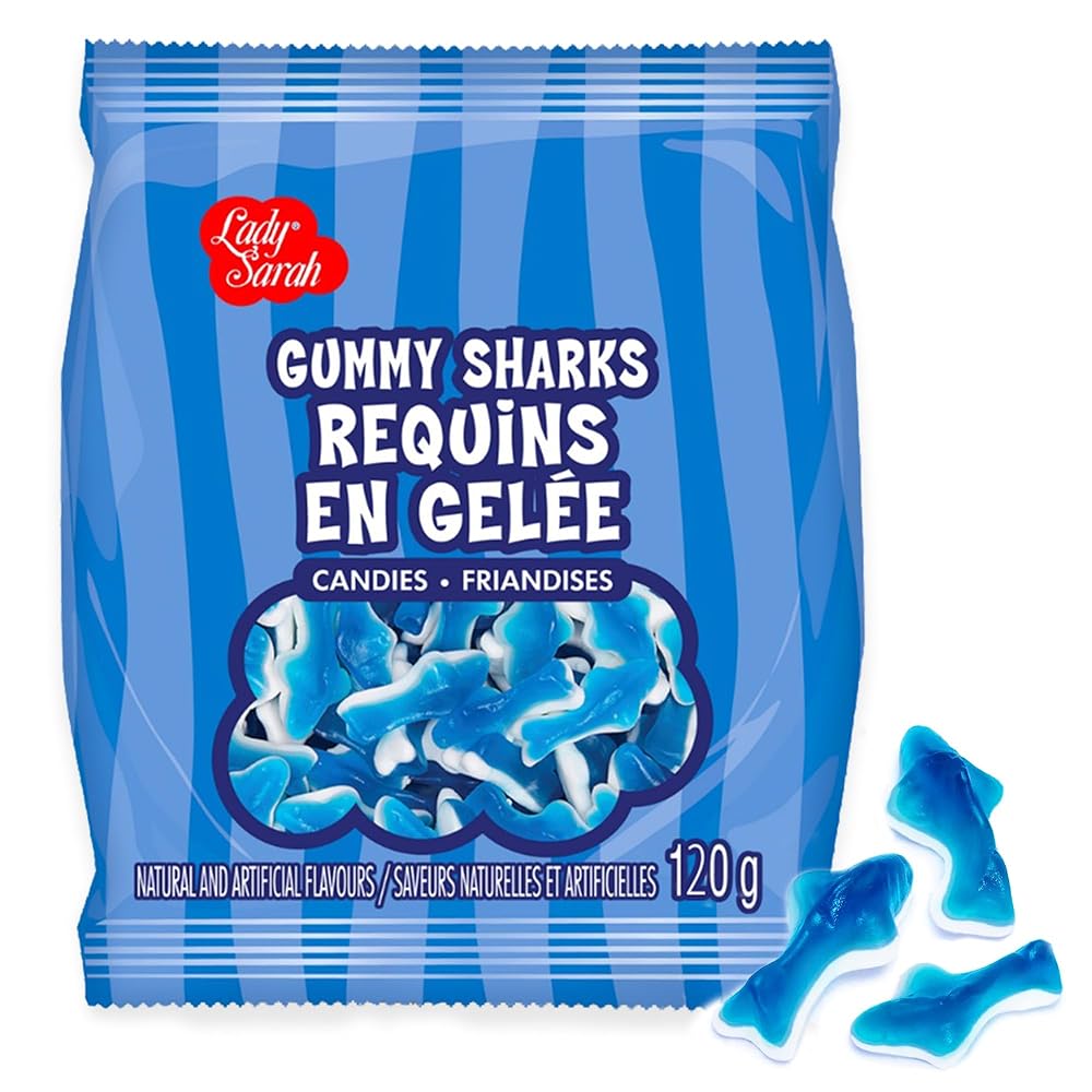 Sarah Gummy Sharks Candy 120G