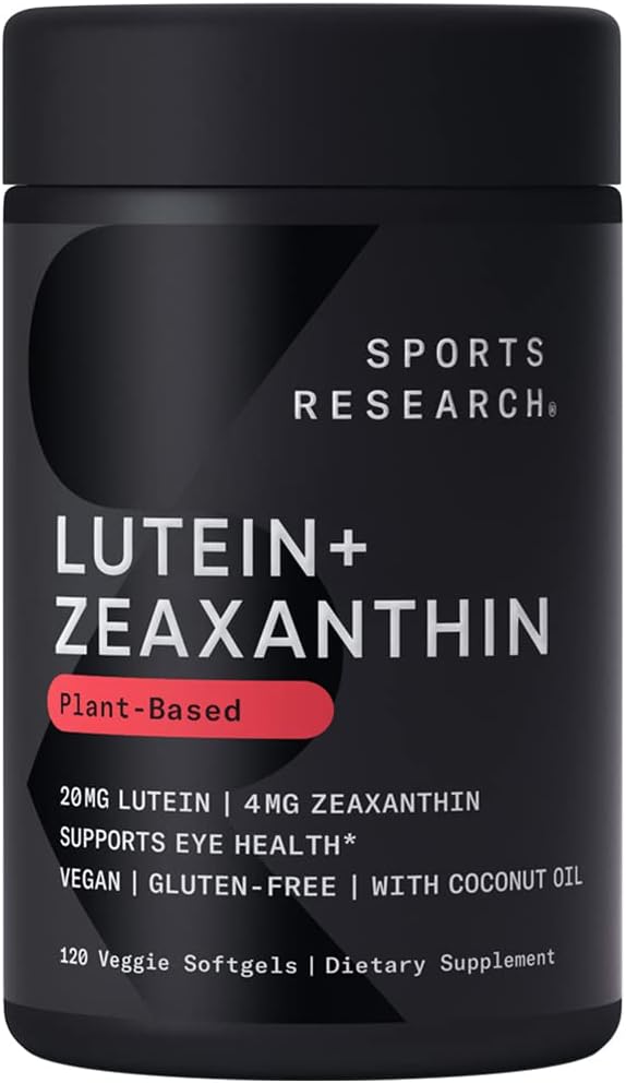 Sports Research Lutein + Zeaxanthin Sof...