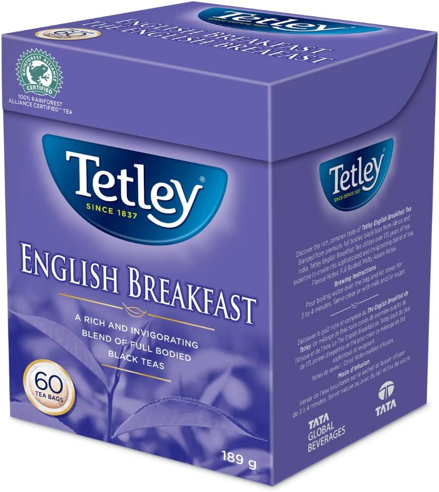 Tetley English Breakfast Tea – 60...