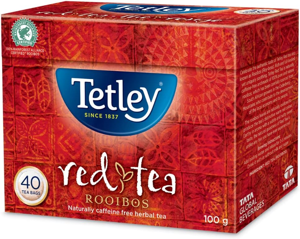 Tetley Rooibos Red Tea – 40 Bags