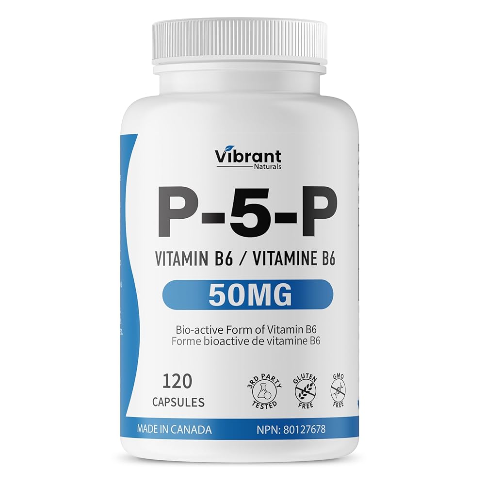 Vibrant Naturals P5P Vitamin B6 Supplement