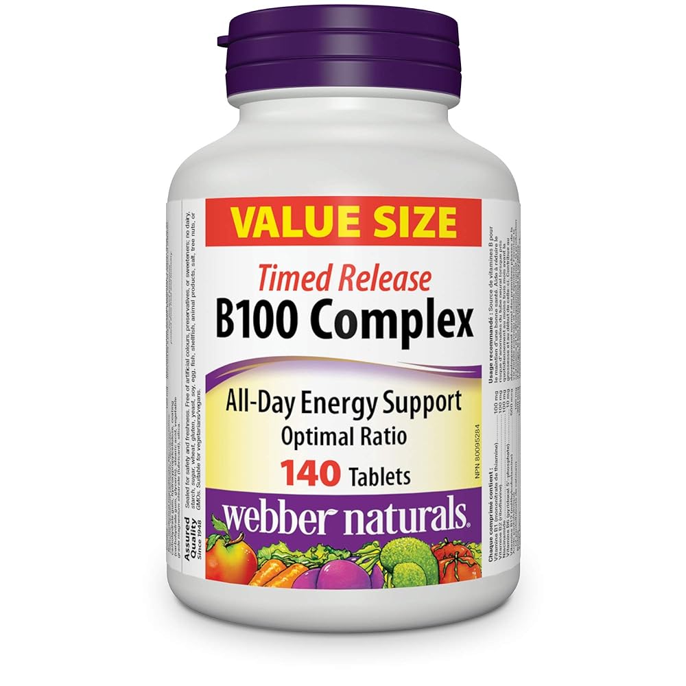 Webber Naturals B100 Complex, 140 Tablets