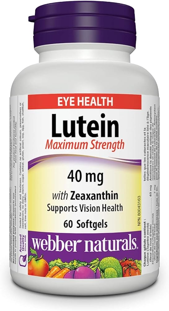 Webber Naturals Lutein 40 mg Softgels