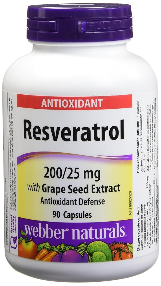 Webber Naturals Resveratrol with Grape ...