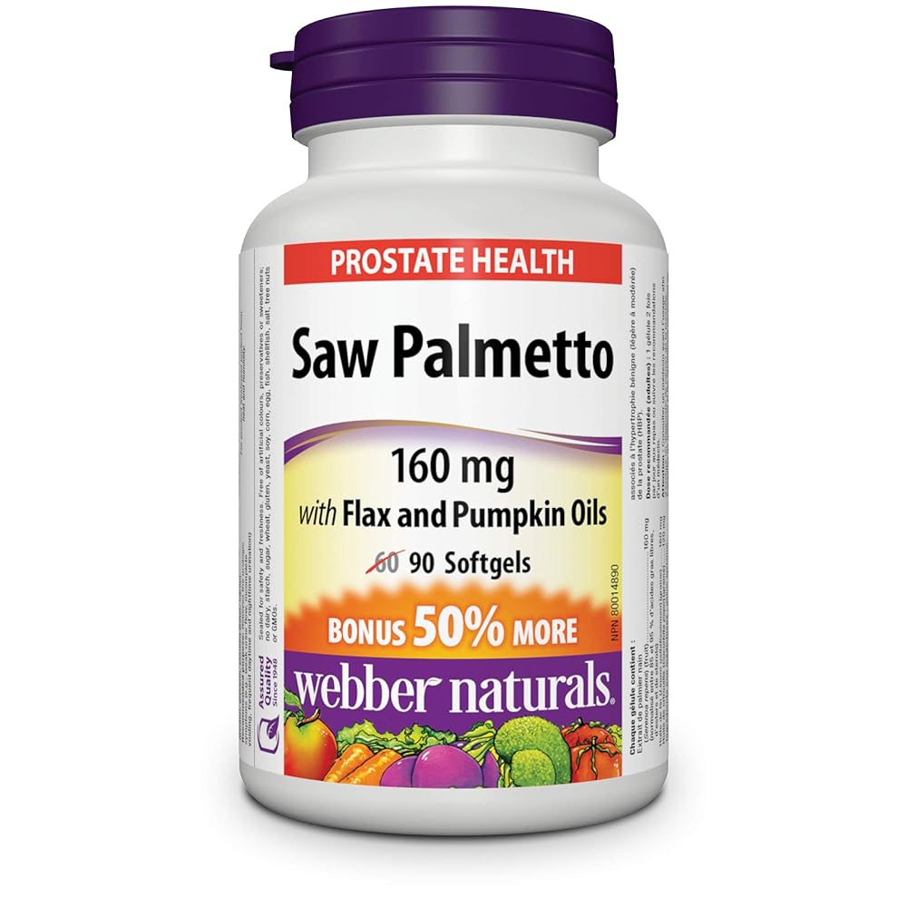 Webber Naturals Saw Palmetto Softgel