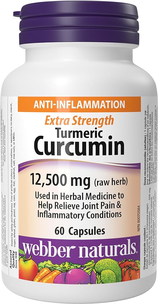Webber Naturals Turmeric Curcumin Extra...