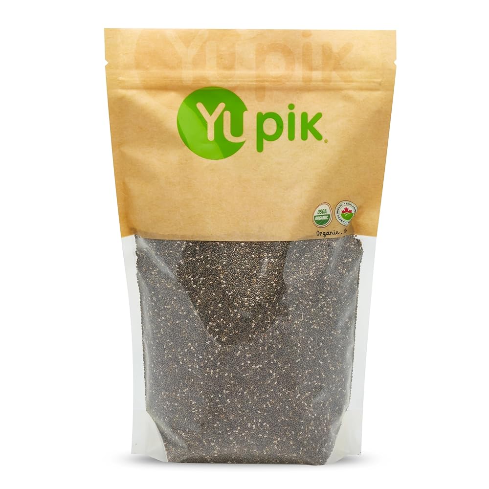 Yupik Organic Black Chia Seeds, 1Kg