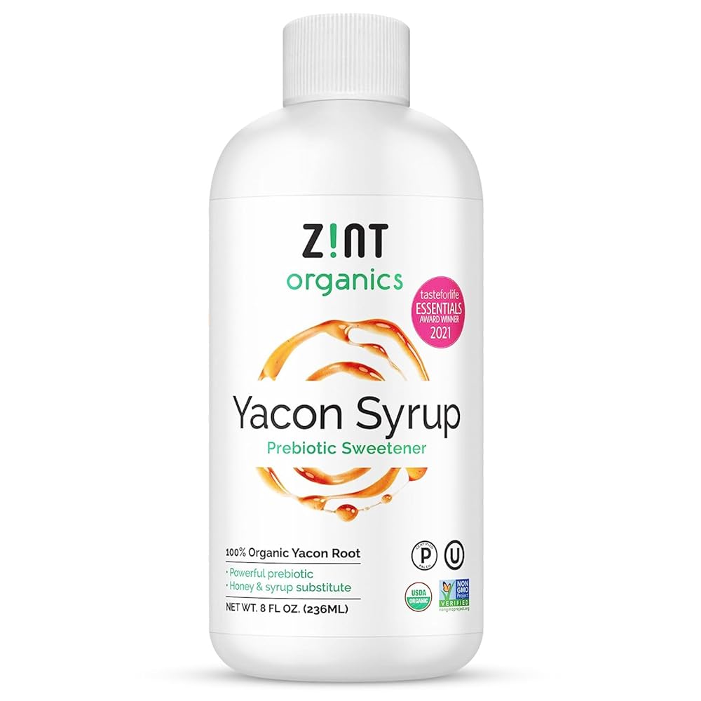 Zint Yacon Syrup: Organic Prebiotic Swe...