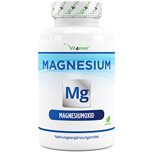 Magnesium – 365 capsules – 665mg, with ...