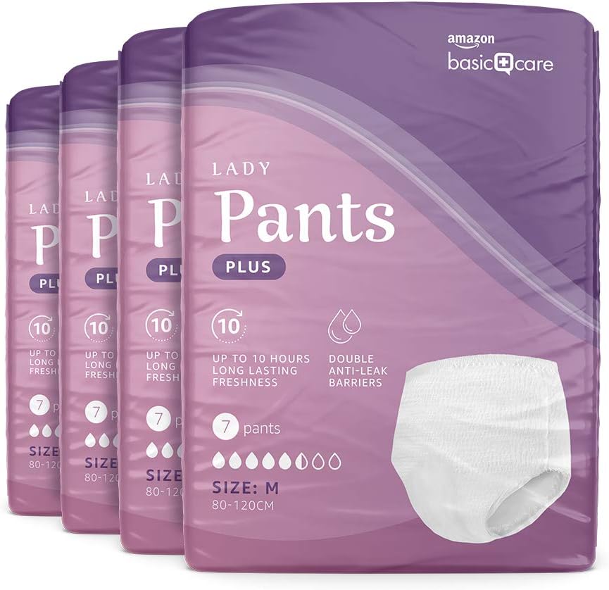 Amazon Basic Care Lady Pants Plus Mediu...