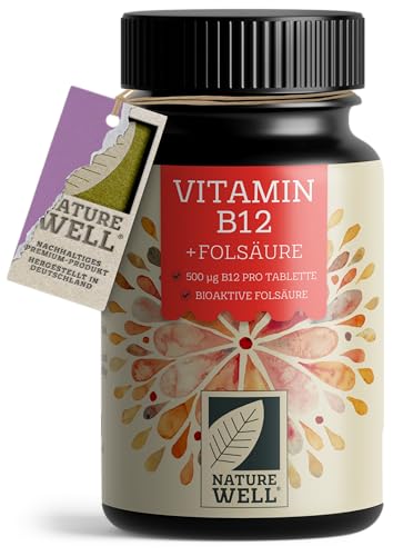 Vitamin B12 High Dose – 365 Tablets wit...