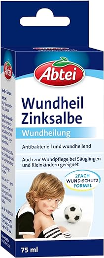 Abtei Wound-Healing Zinc Ointment, 75 ml