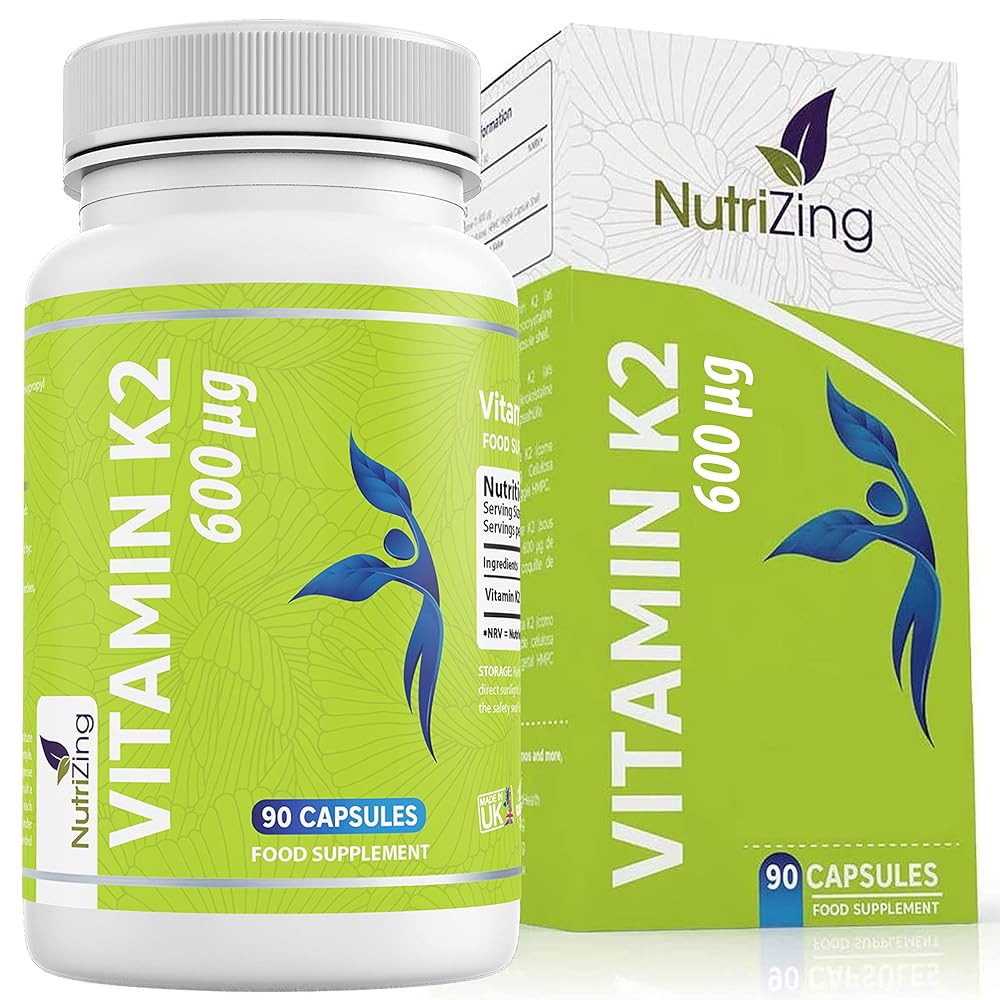 NutriZing Vegan Vitamin K2 MK-7 –...