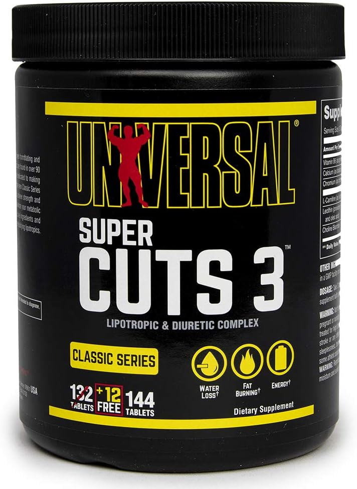 Universal Nutrition Super Cuts 3 Fat-Bu...