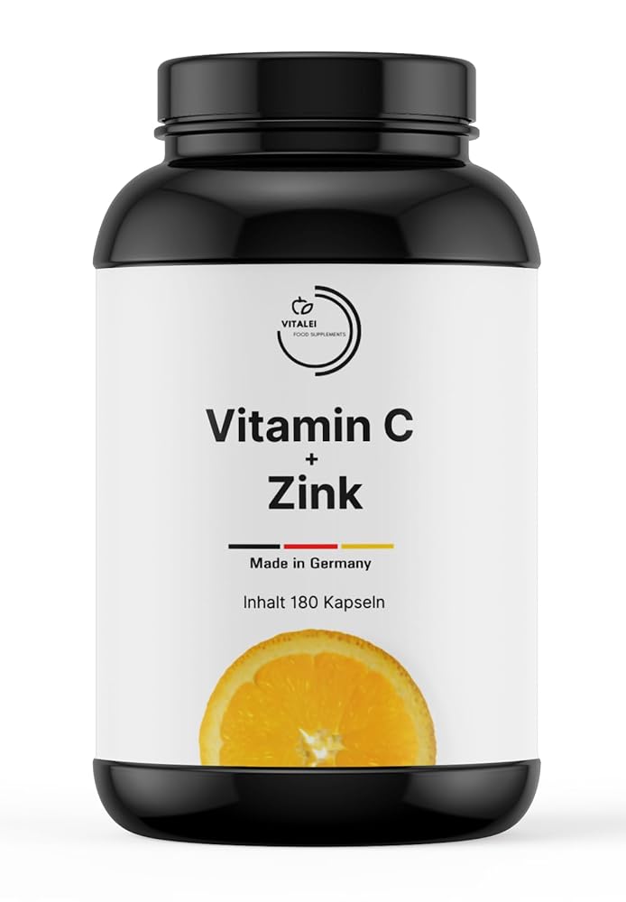 Vegan Vitamin C + Zinc, 6-Month Supply,...