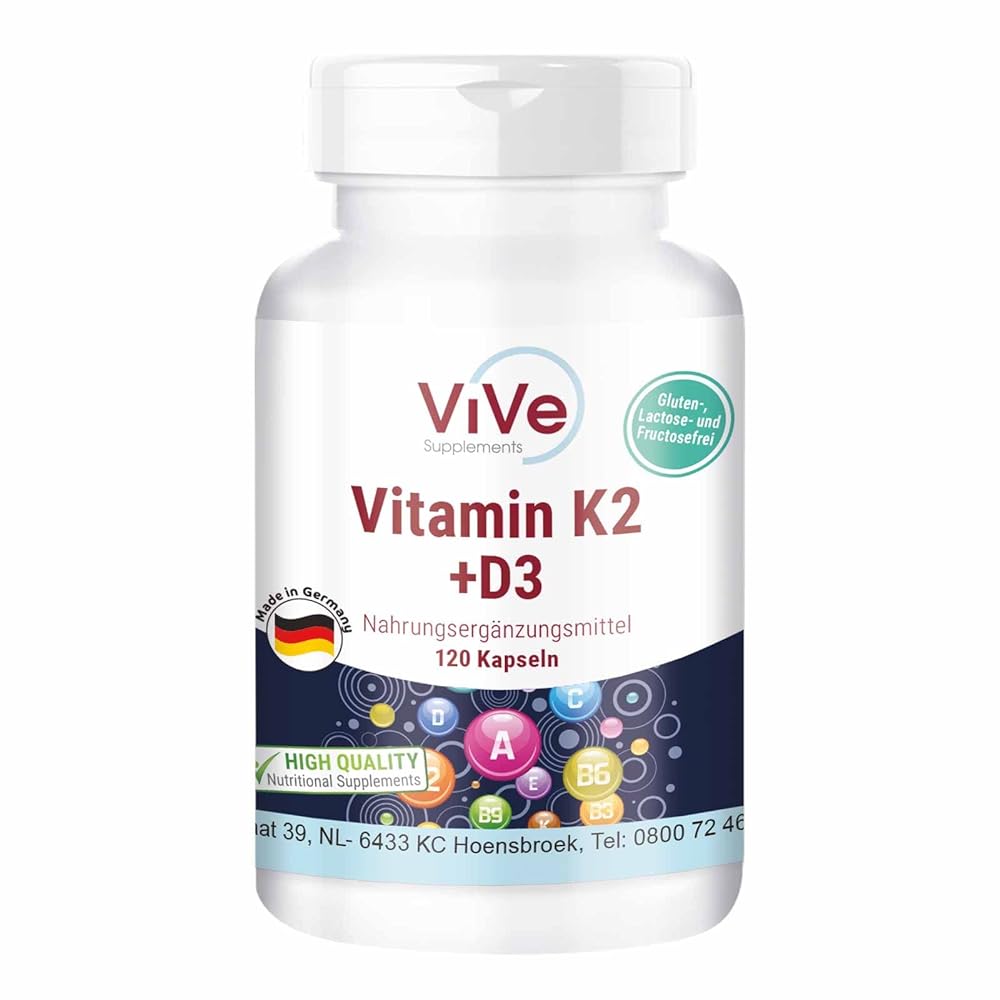 Vitamin K2 + D3 Depot – 120 Capsu...
