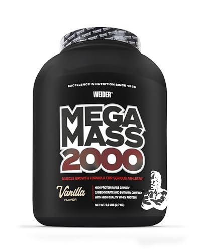 Weider Mega Mass 2000 Weight Gainer for...