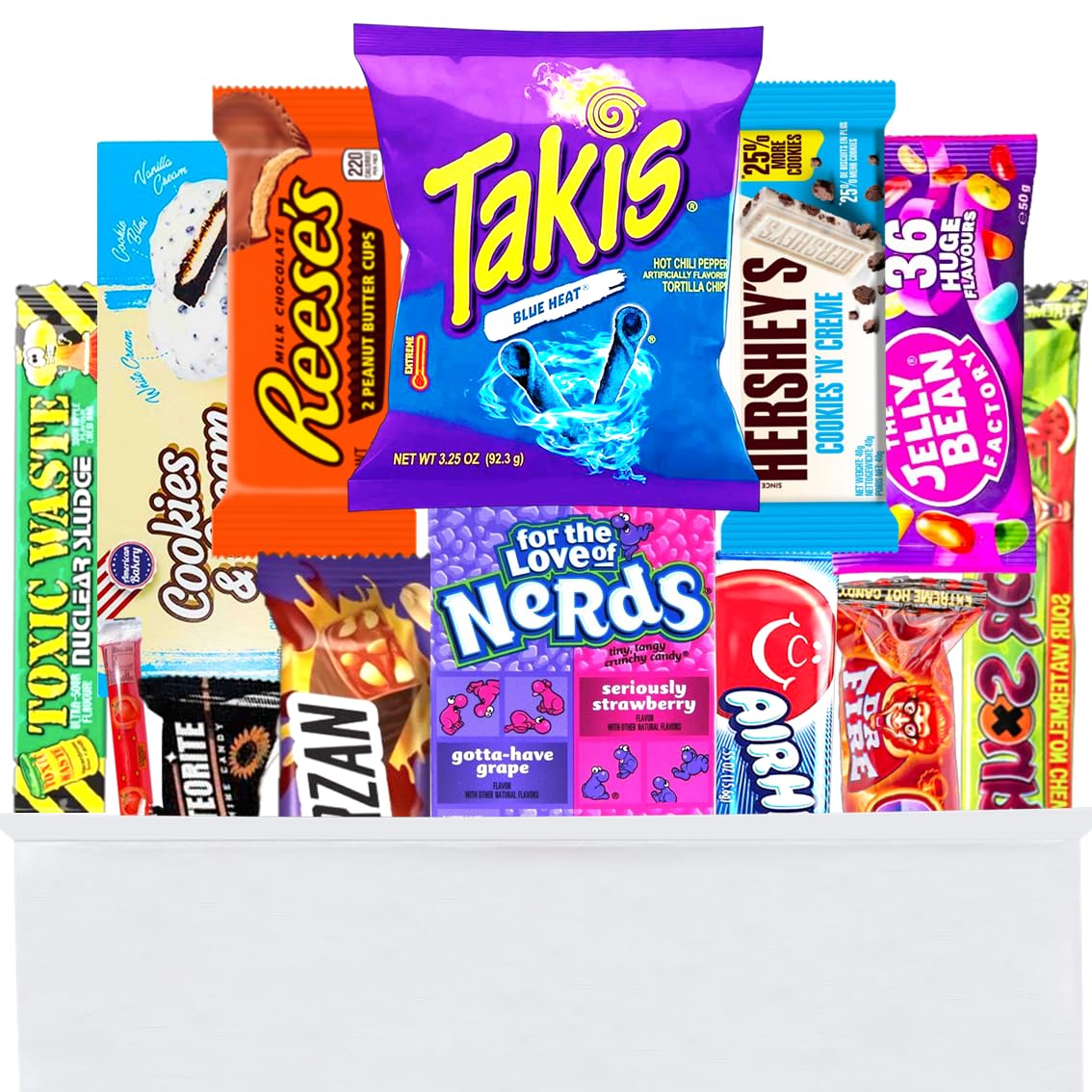 American Candy Box with Takis Blue R...