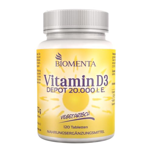 Biomenta Vitamin D3 High Dosage Supplement