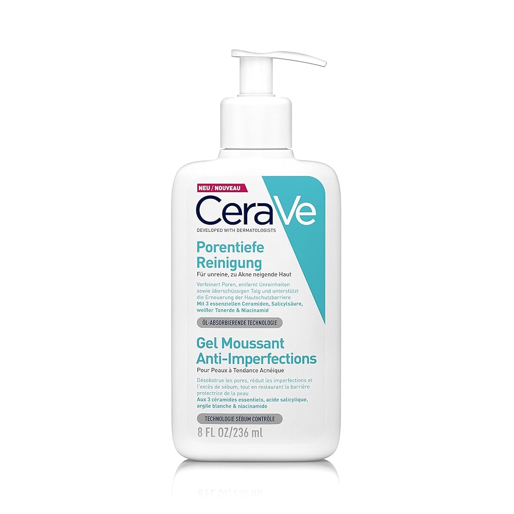 CeraVe Foaming Cleanser for Acne-Prone ...
