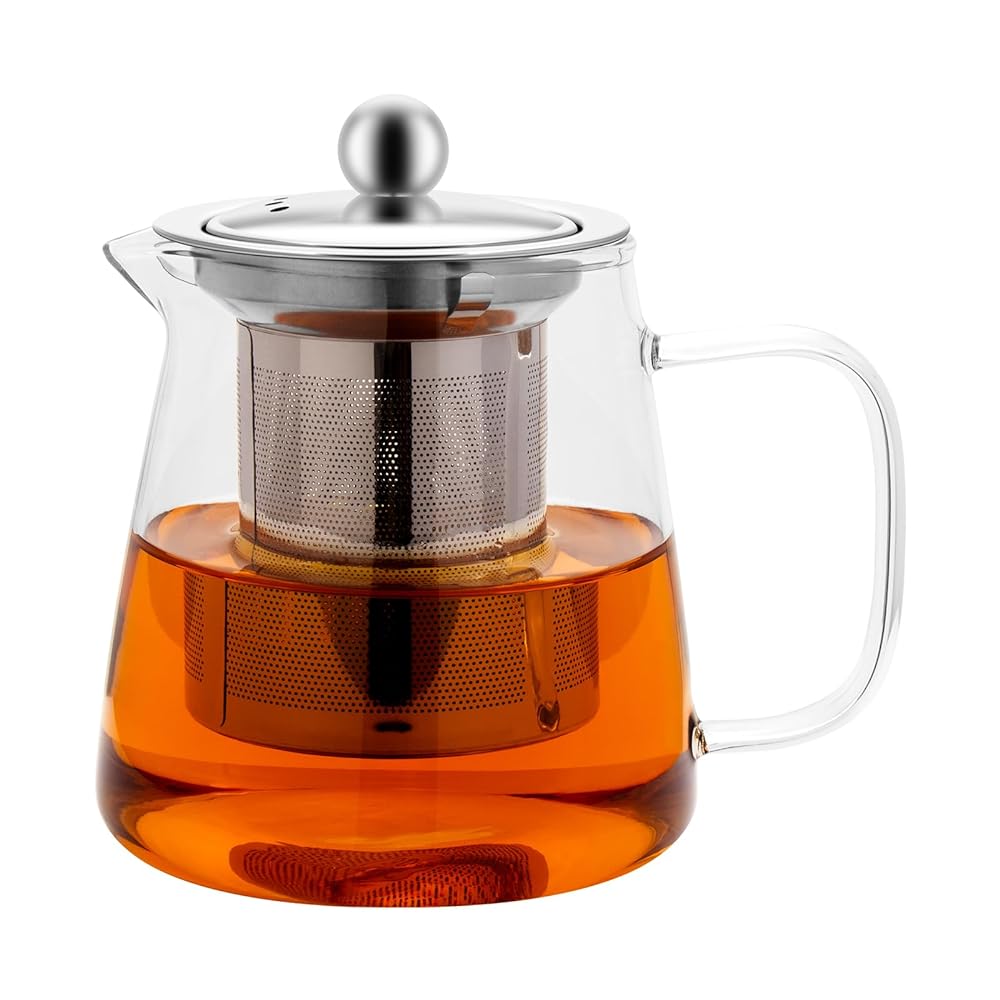 Honneeo Glass Tea Kettle with Infuser