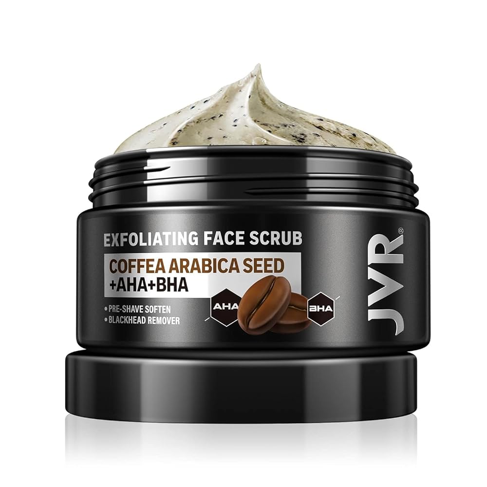 JVR Men’s Face Scrub with Coffee ...