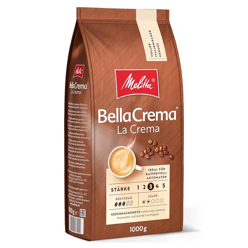 Melitta BellaCrema Whole Coffee Beans 1kg