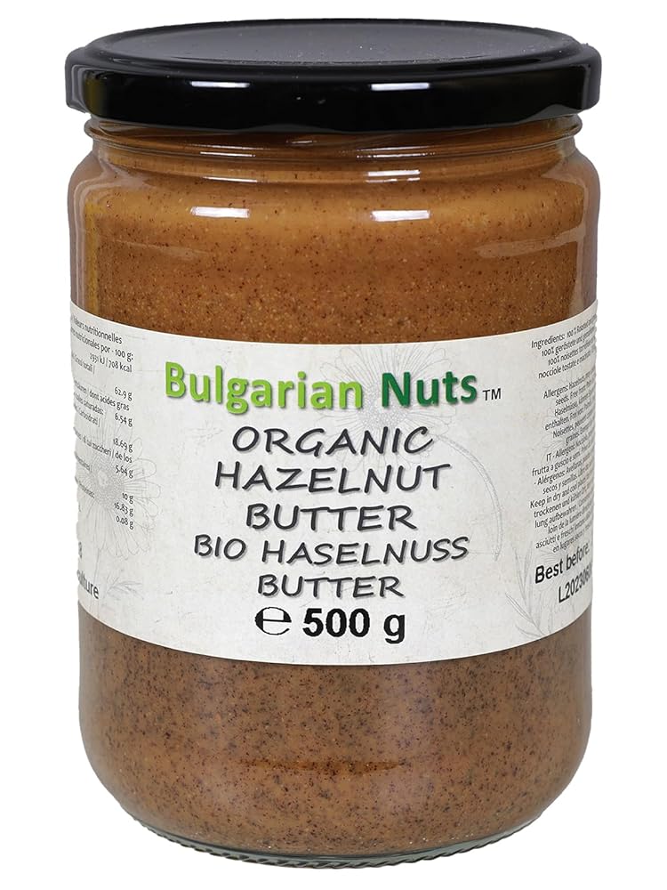 Organic Hazelnut Butter – 500g, G...