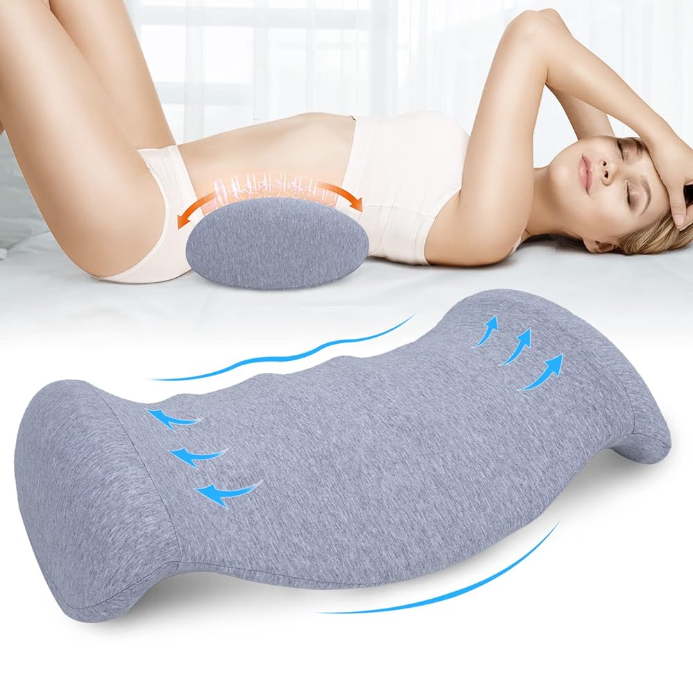 SAHEYER Memory Foam Lumbar Pillow for L...