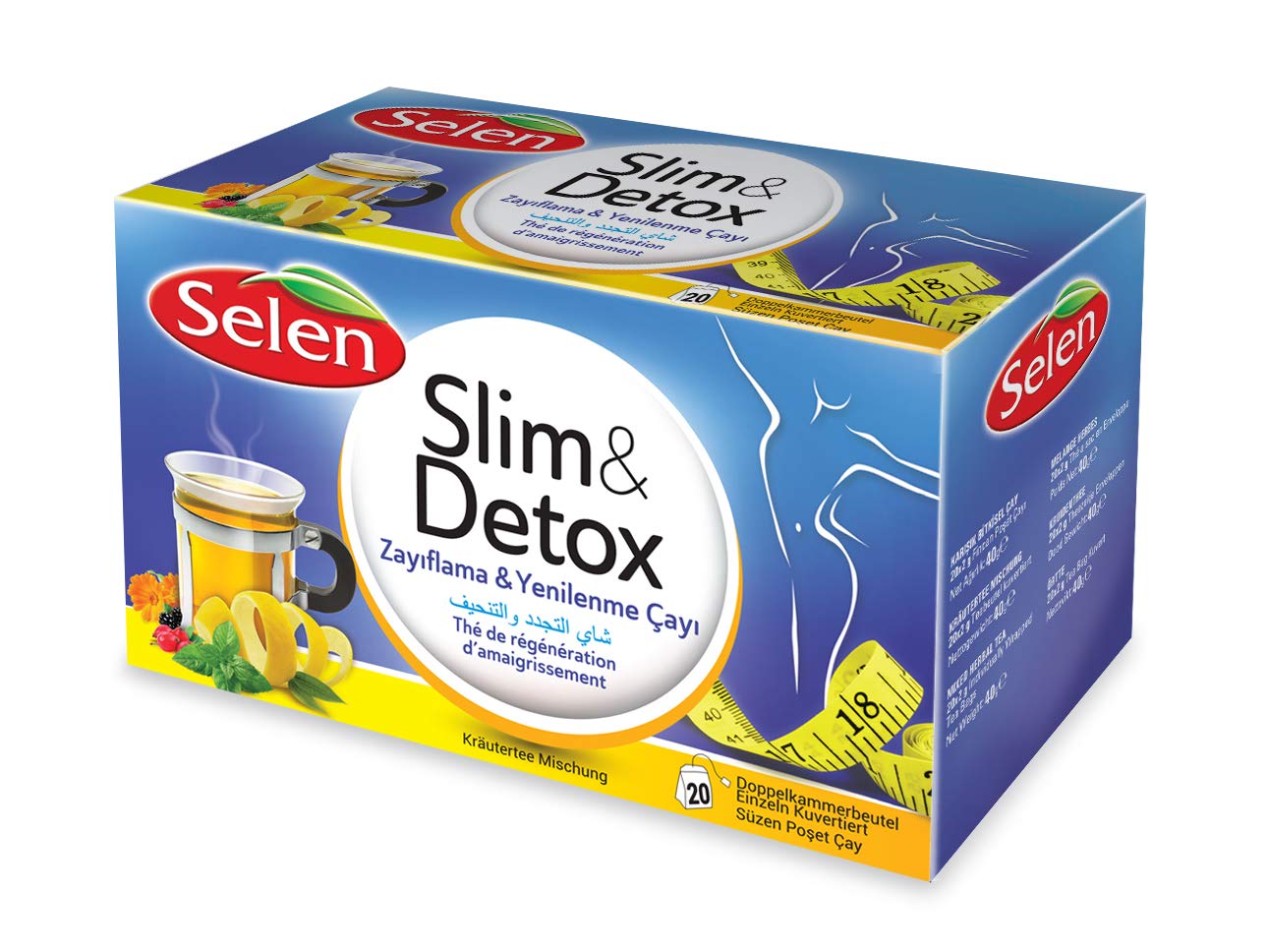Selen Slim&Detox Herbal Tea 20 Bags