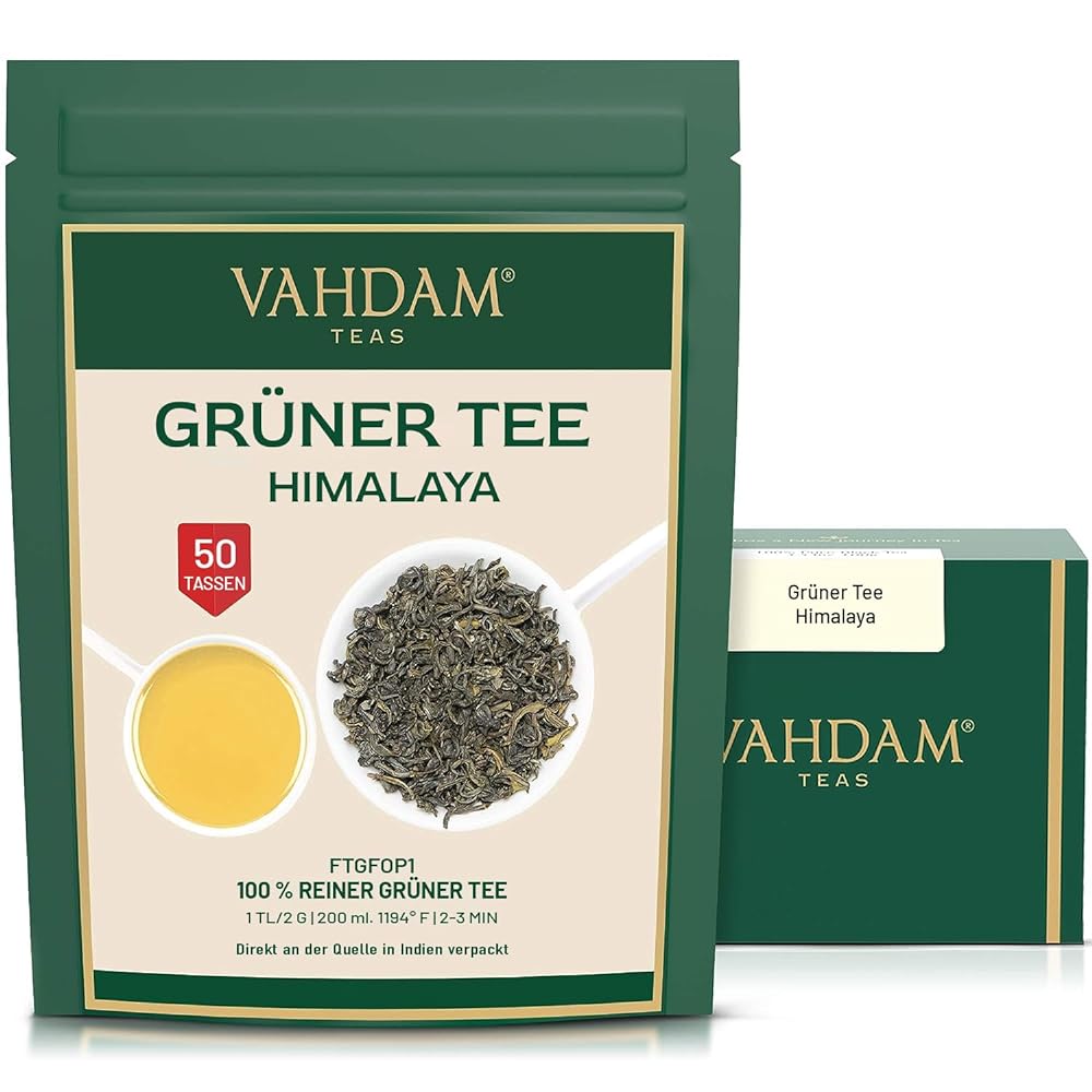 VAHDAM Himalayan Green Tea – 100g...