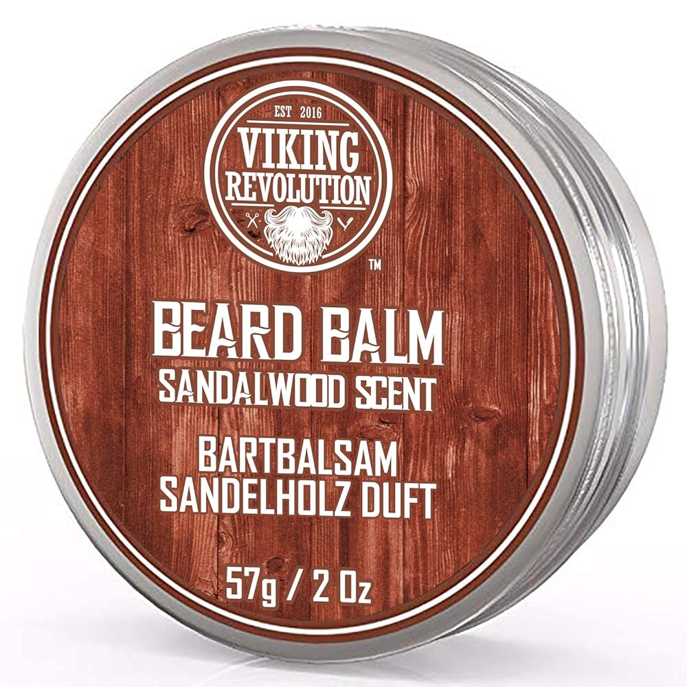 Viking Revolution Beard Balm with Sanda...