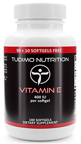 Tudimo Vitamin E High Dose 400 IU Softg...