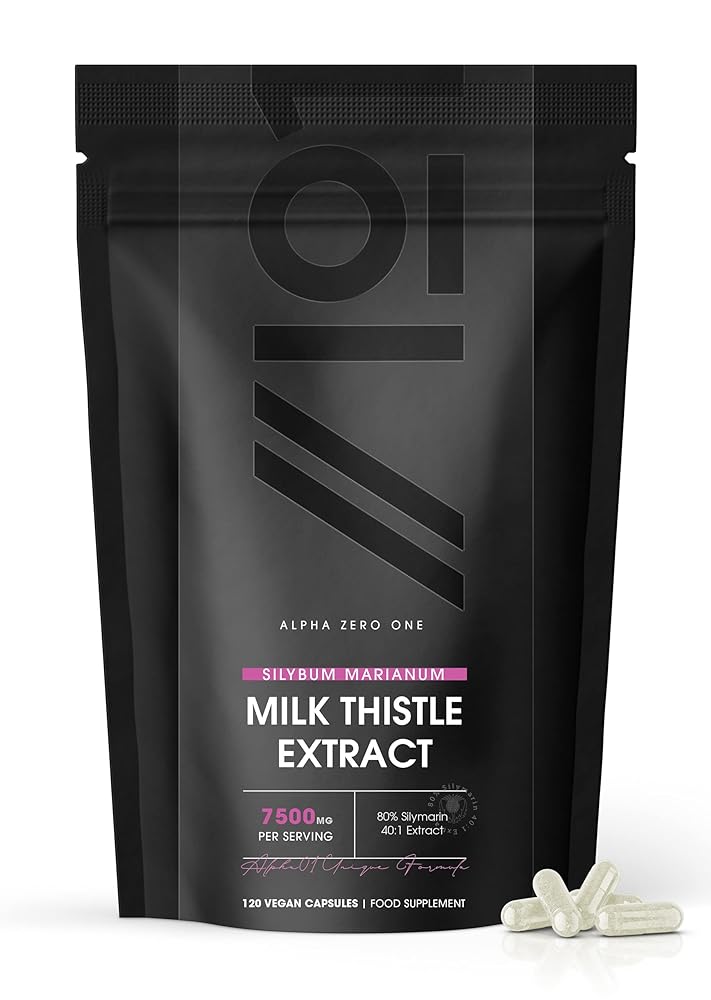 7500mg Milk Thistle Extract Capsules &#...