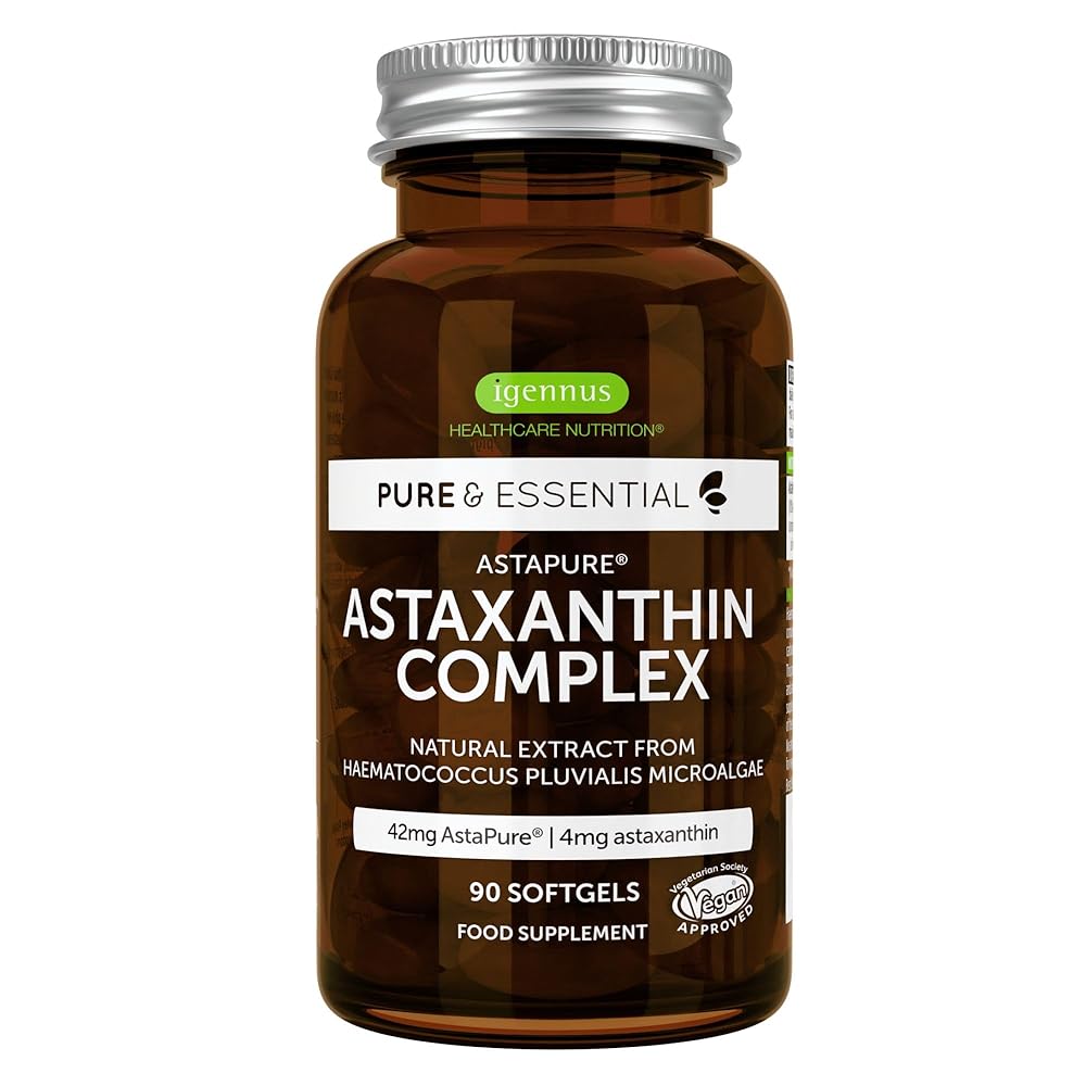 AstaPure Astaxanthin Complex, 90 Vegan ...