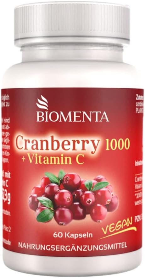 Biomenta Cranberry 1000 Capsules