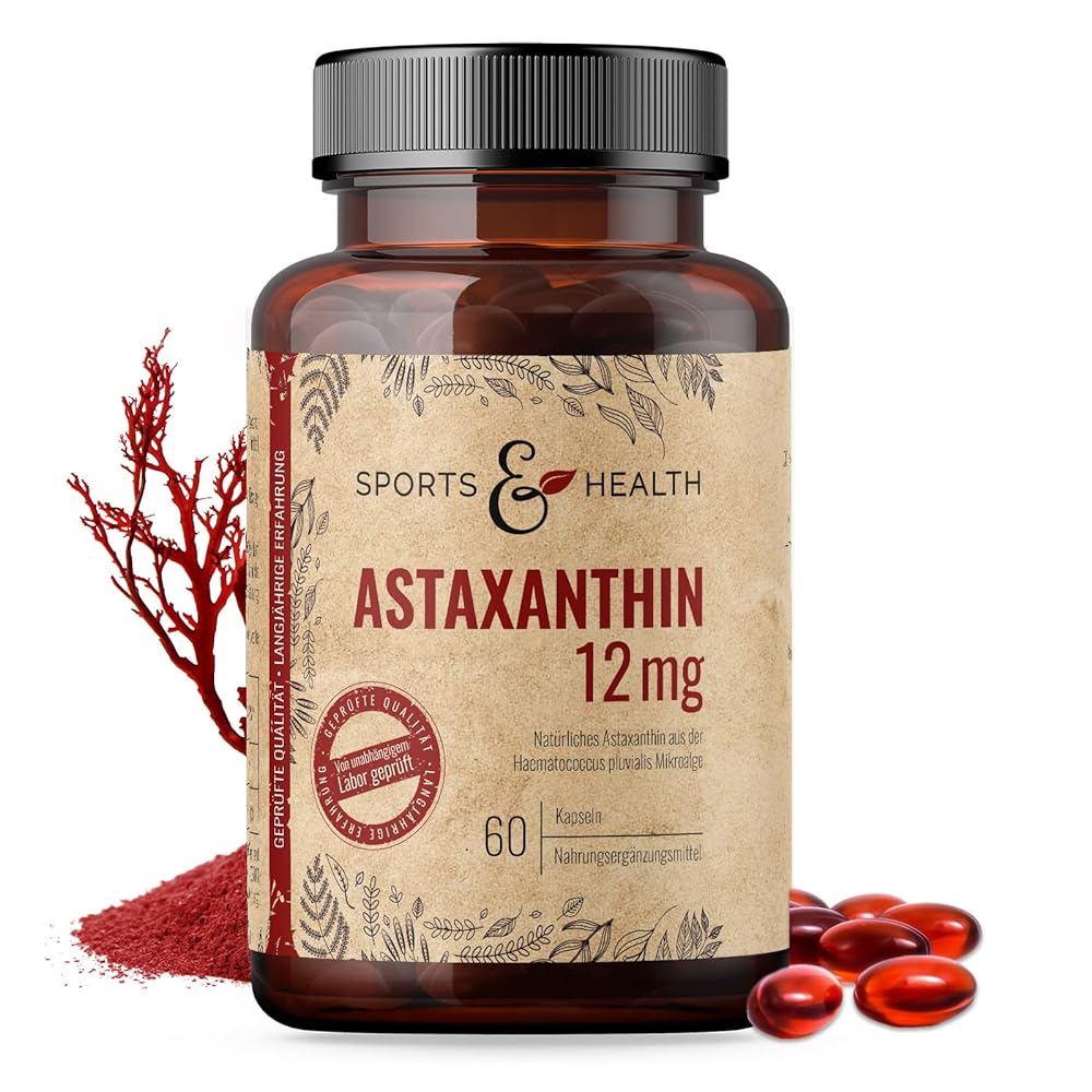 Brand Astaxanthin 12 mg Supplement