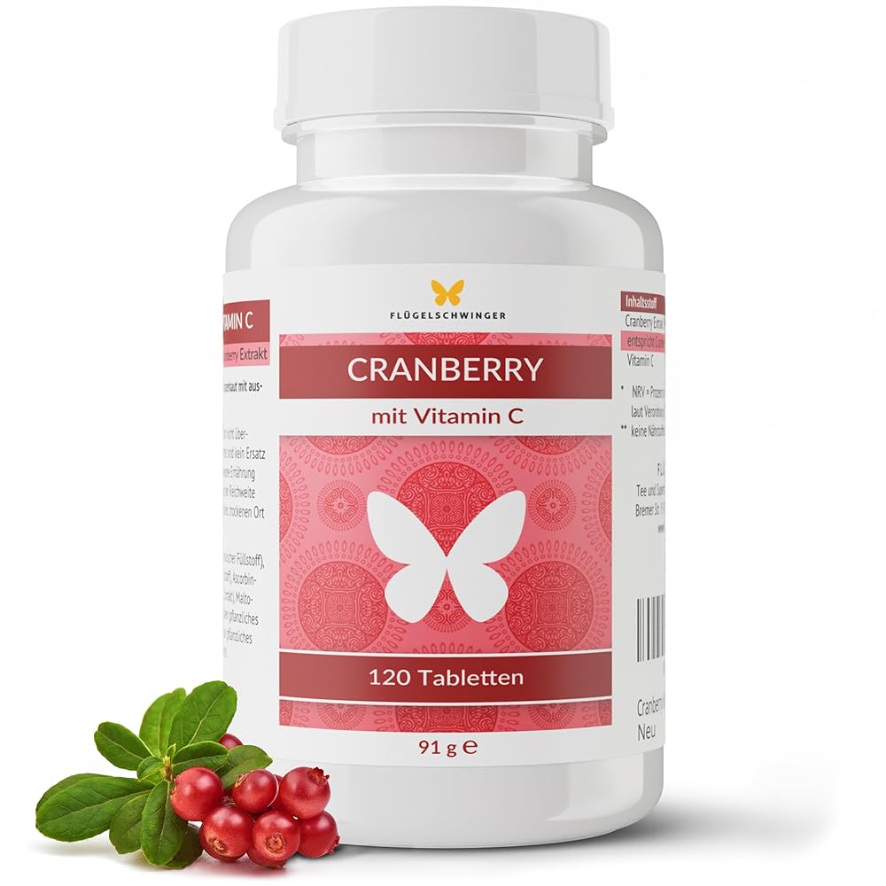 Cranberry Tablets with Vitamin C –...