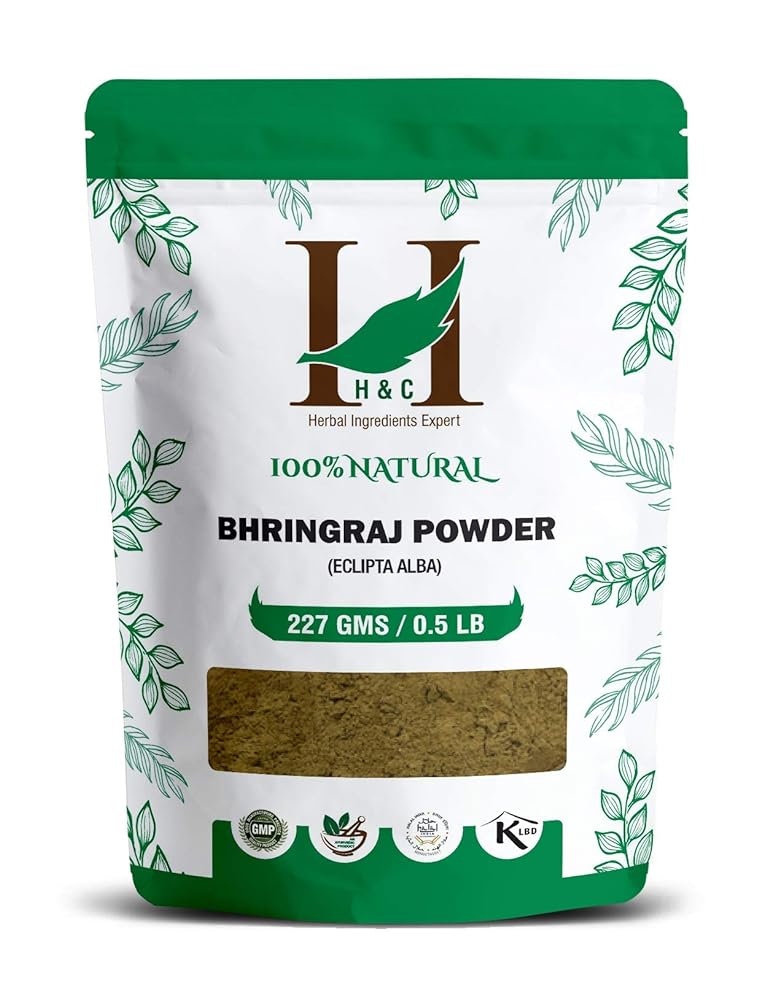 H&C Bhringraj Hair Powder, 100% Na...