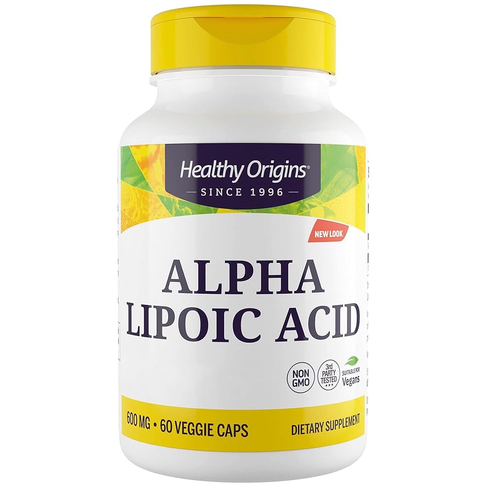 Healthy Origins Alpha Lipoic Acid 600mg