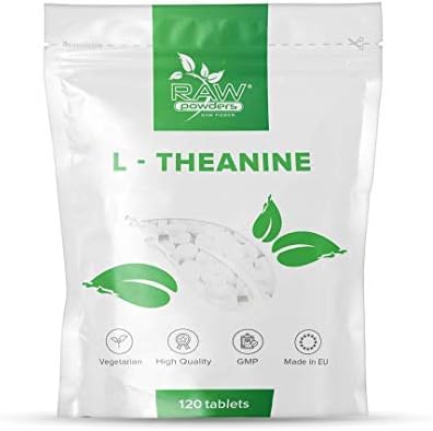High-Dose L-Theanine Tablets by Raw Pow...