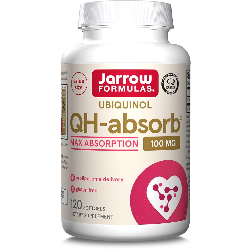 Jarrow Ubiquinol QH-absorb, 100 mg, 120...
